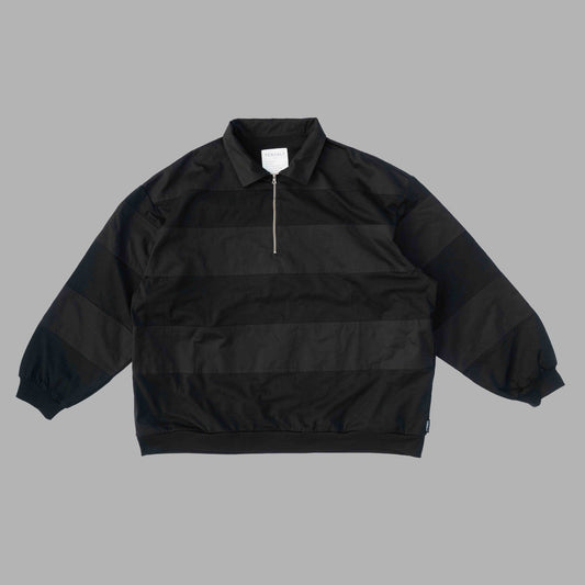 HALF ZIP BORDER  (black)