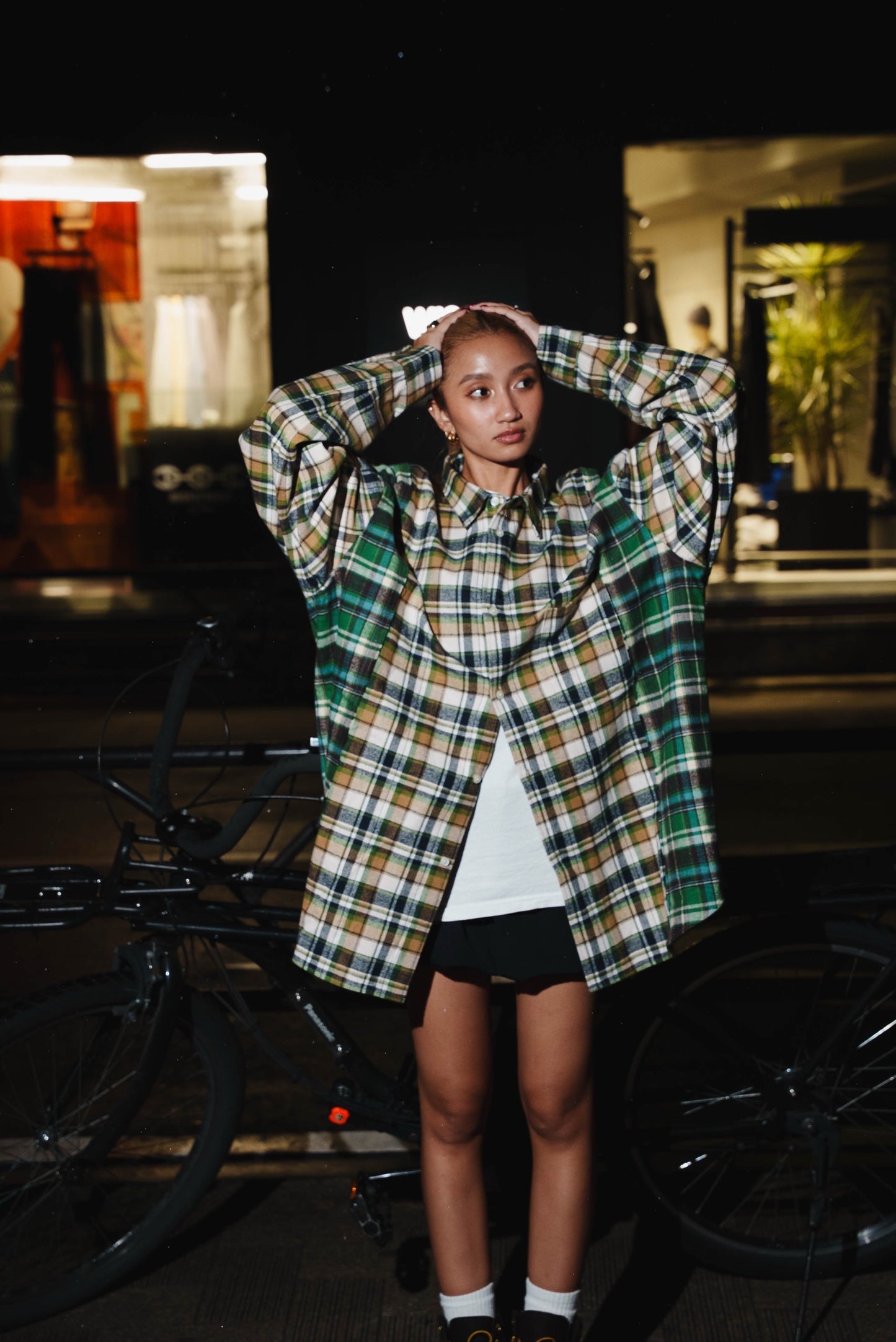 NEL DOCKING SHIRT (green check)