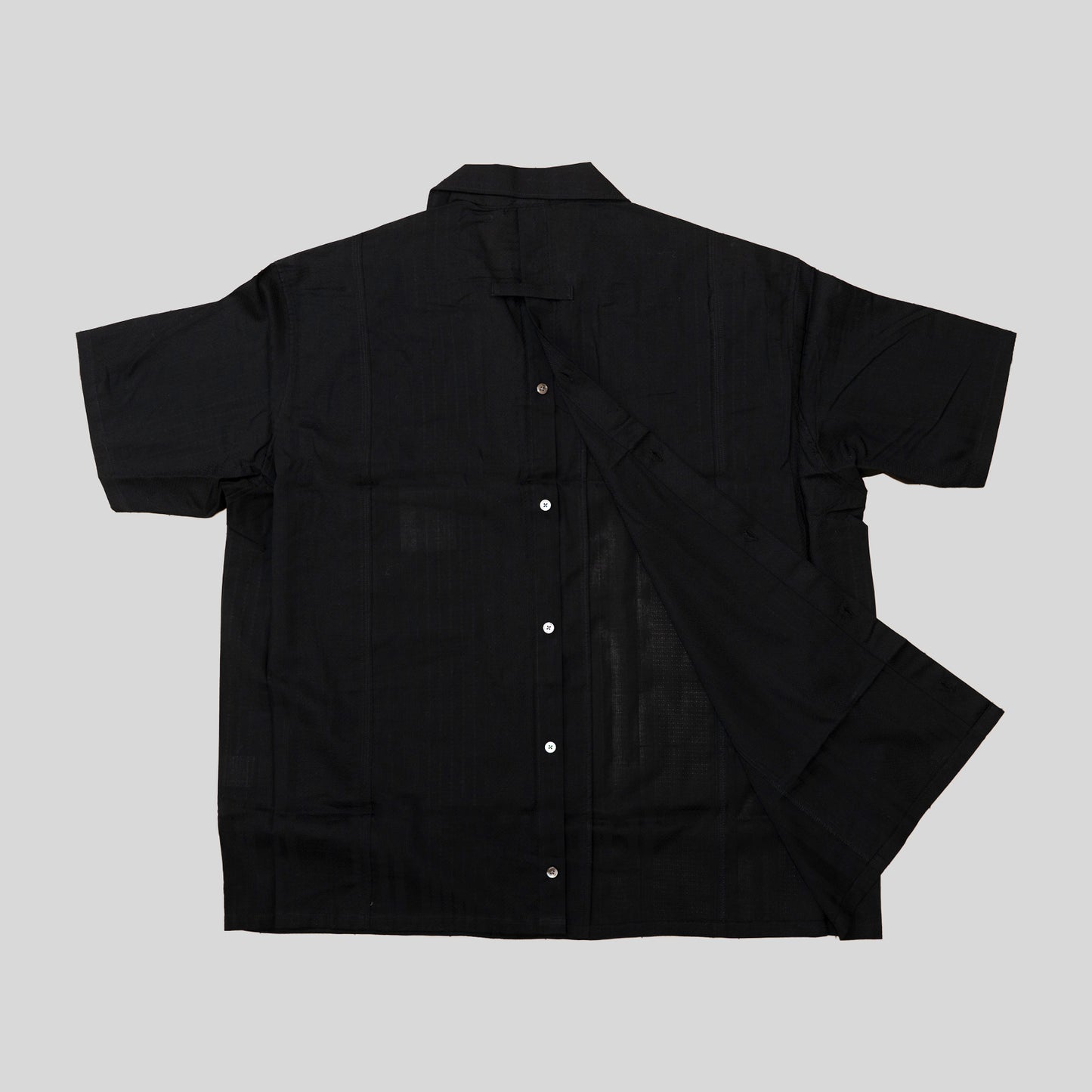 OPEN COLLOR SHIRT (black)
