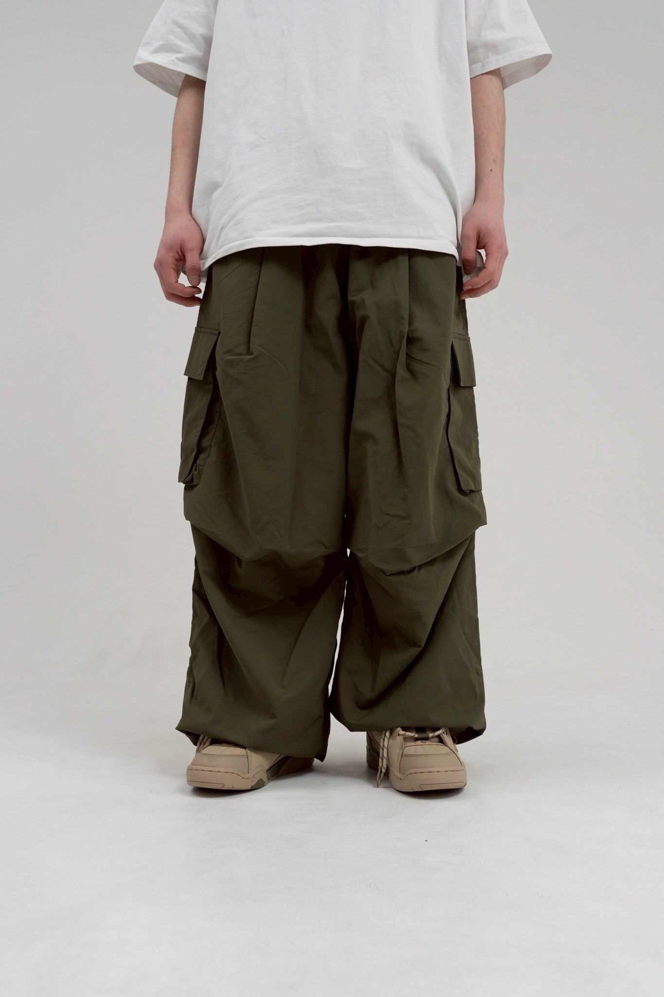 REVERSIBLE CARGO PANTS (khaki)