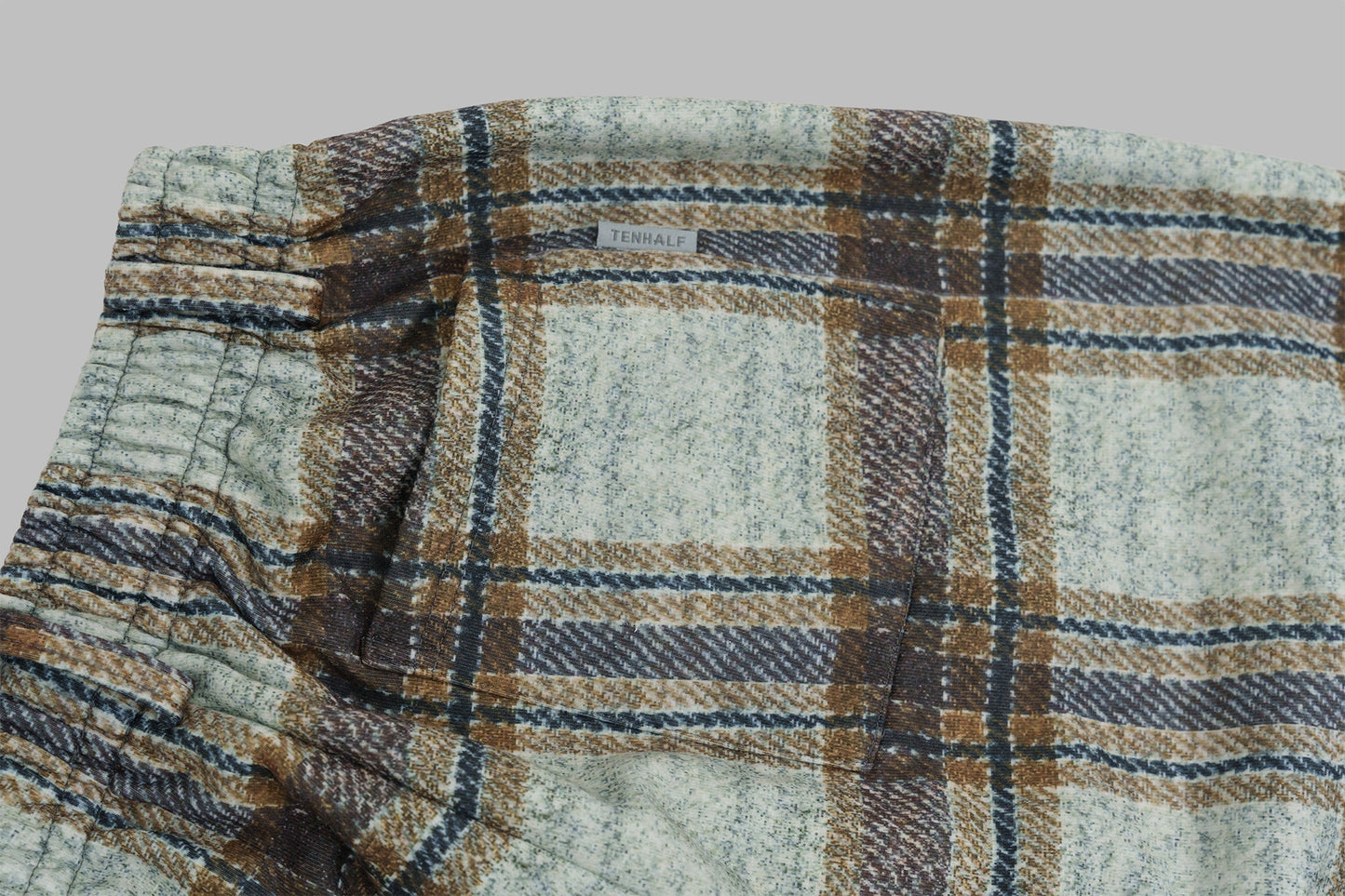 TENHALF SWEAT (brown check)