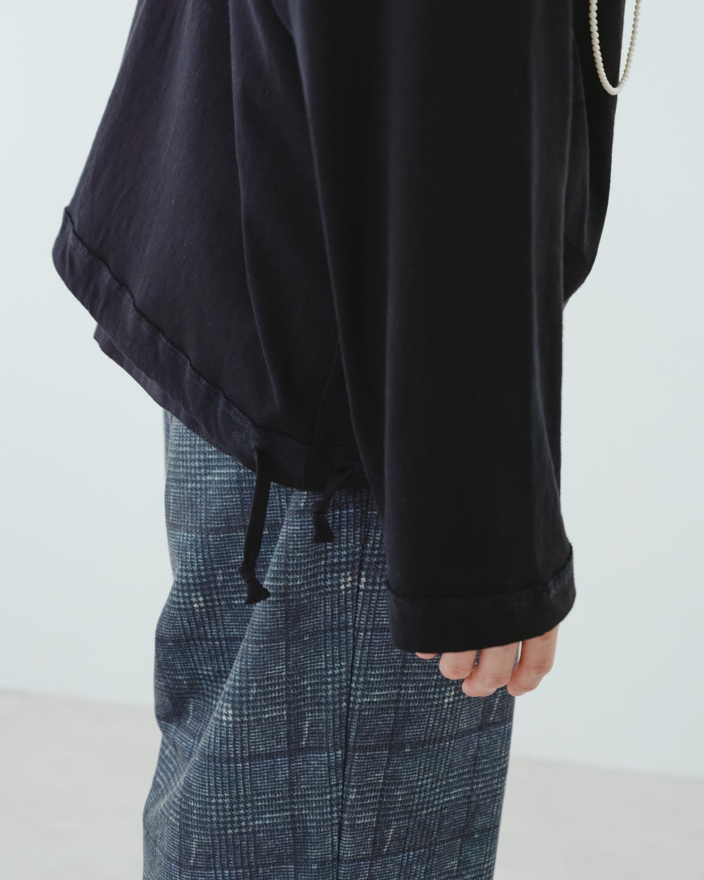 TENHALF SWEAT (glen check)