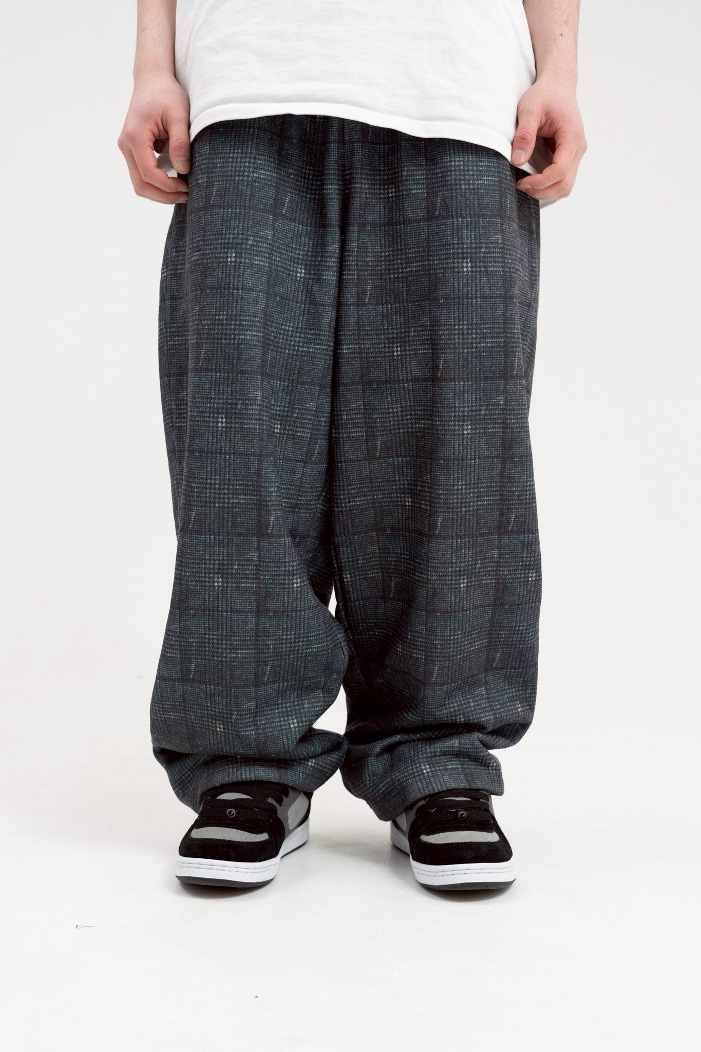 TENHALF SWEAT (glen check)