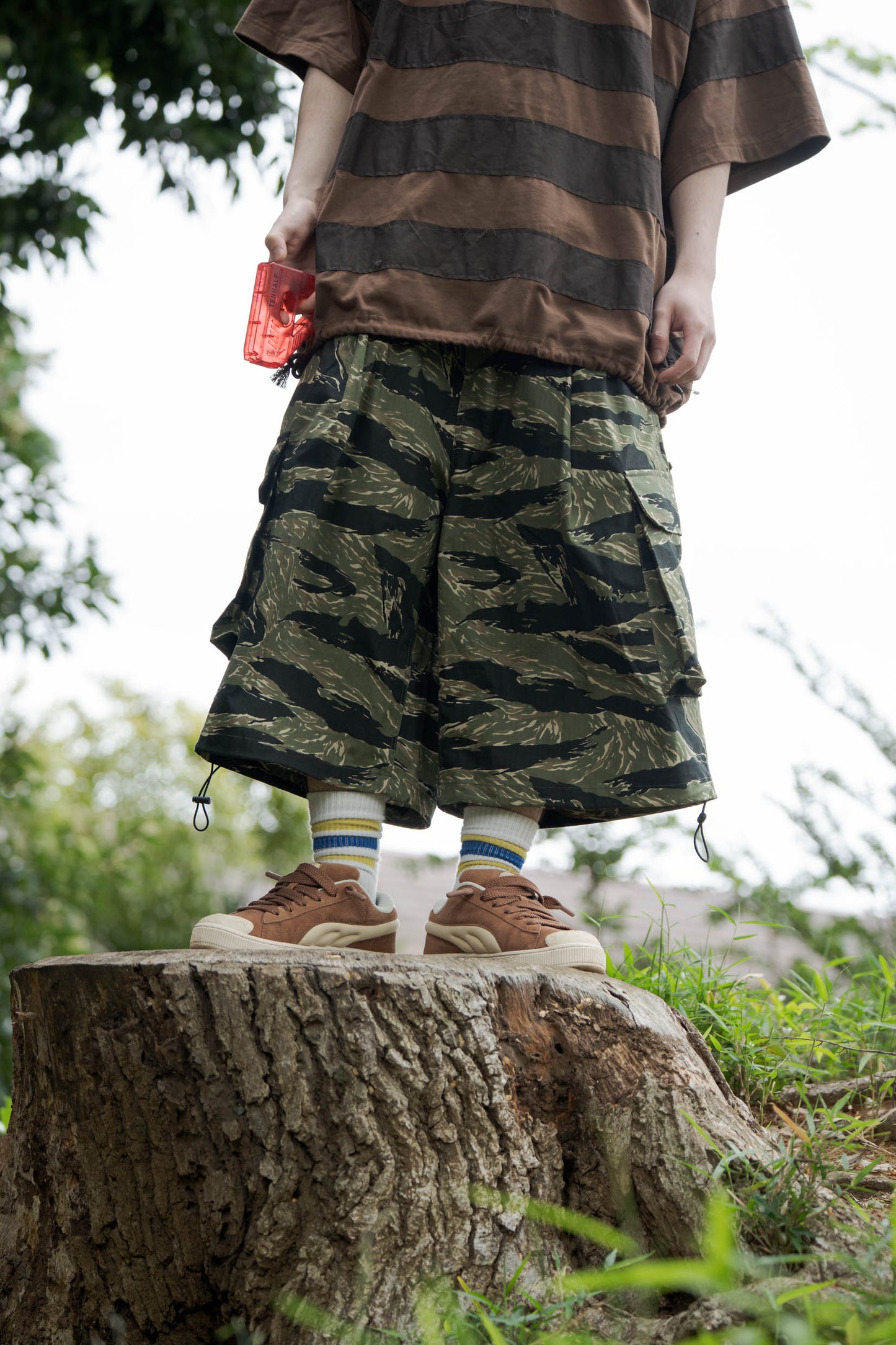 CARGO SHORT PANTS (tiger)