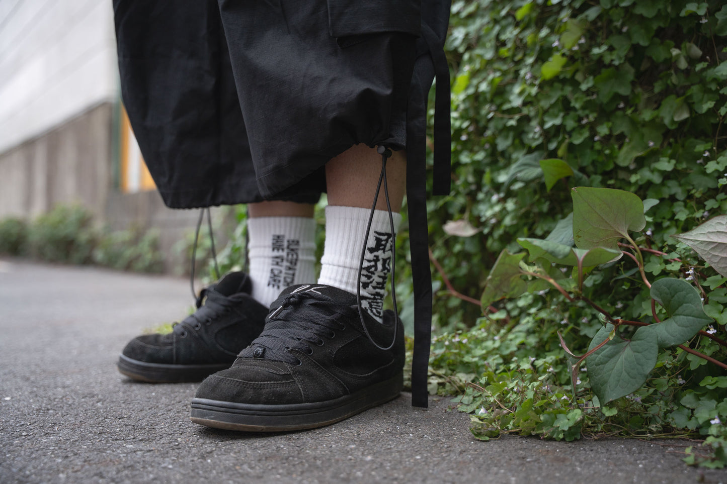 CARGO SHORT PANTS (black)