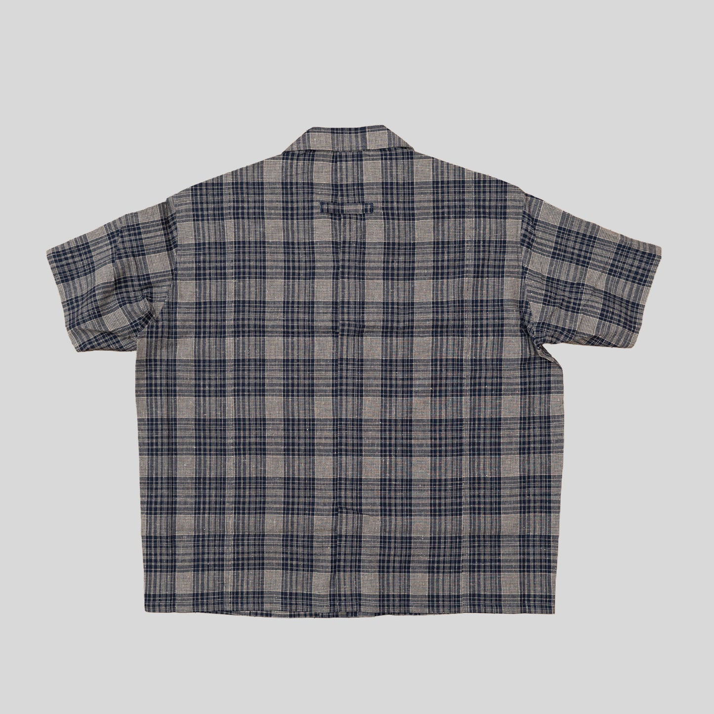 OPEN COLLAR SHIRT (check)