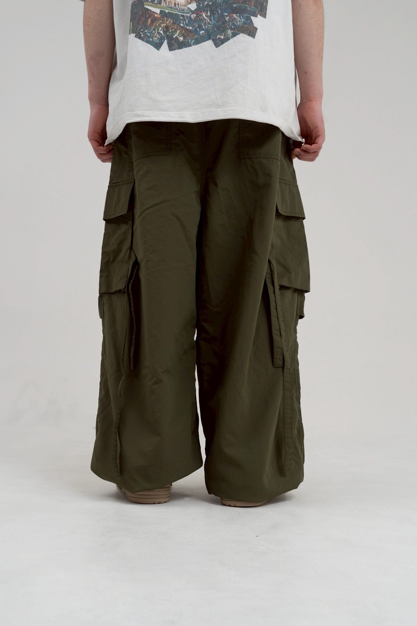 REVERSIBLE CARGO PANTS (khaki)