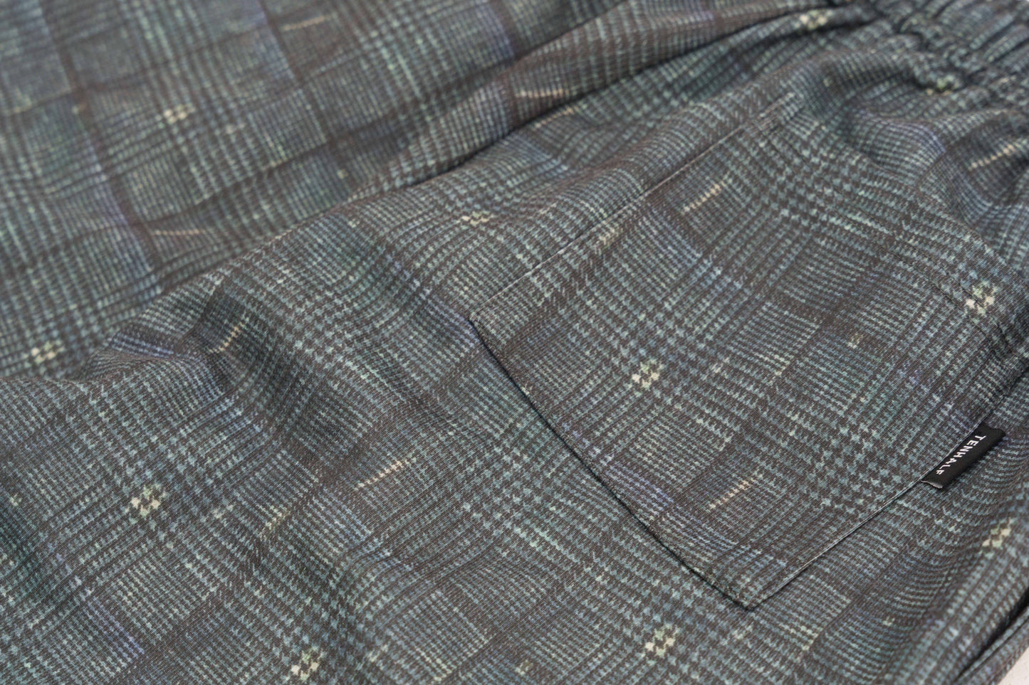 TENHALF SWEAT (glen check)