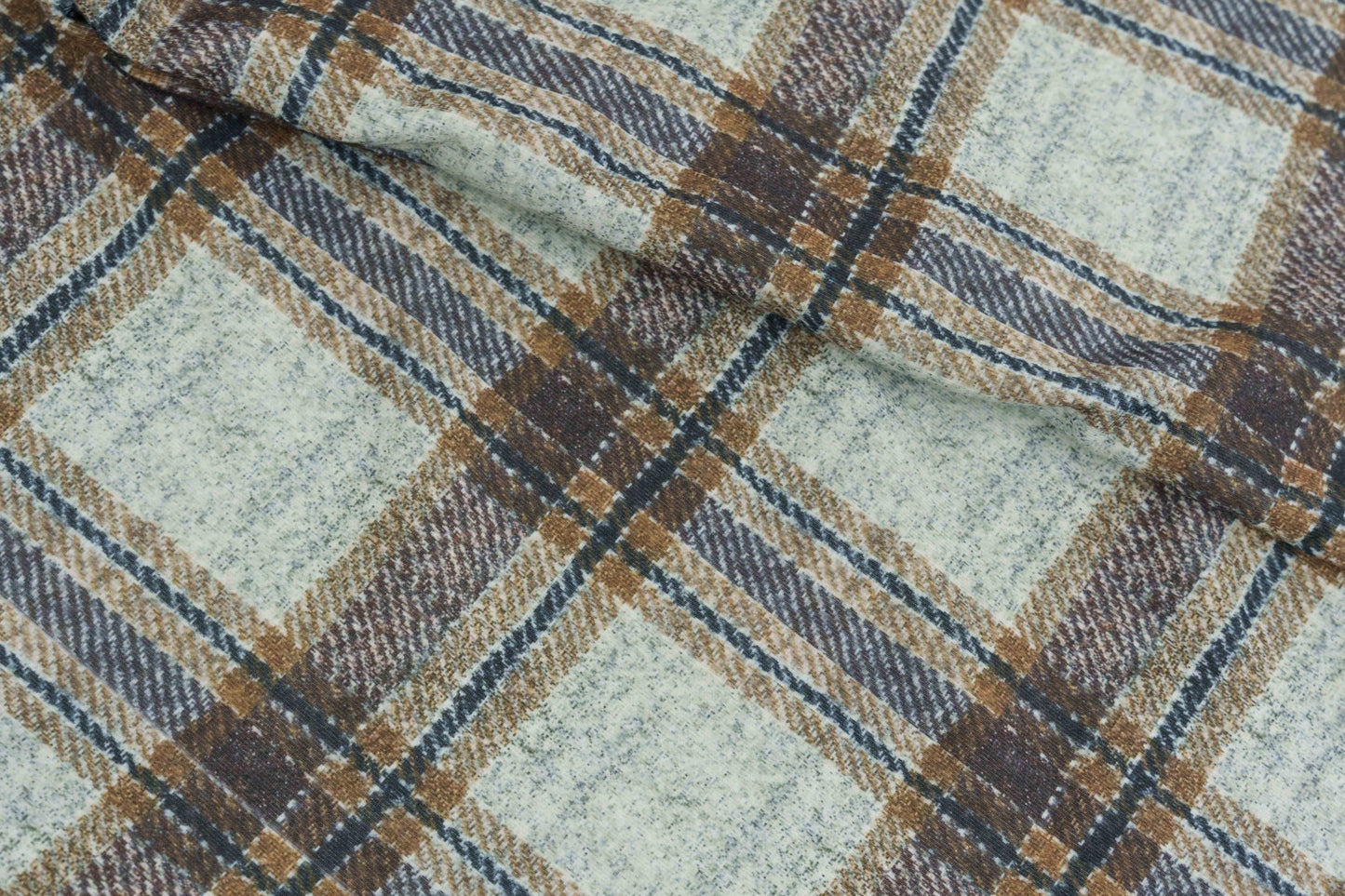 TENHALF SWEAT (brown check)