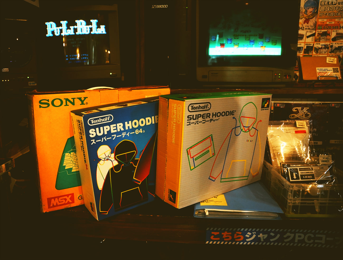 SUPER HOODIE （black）